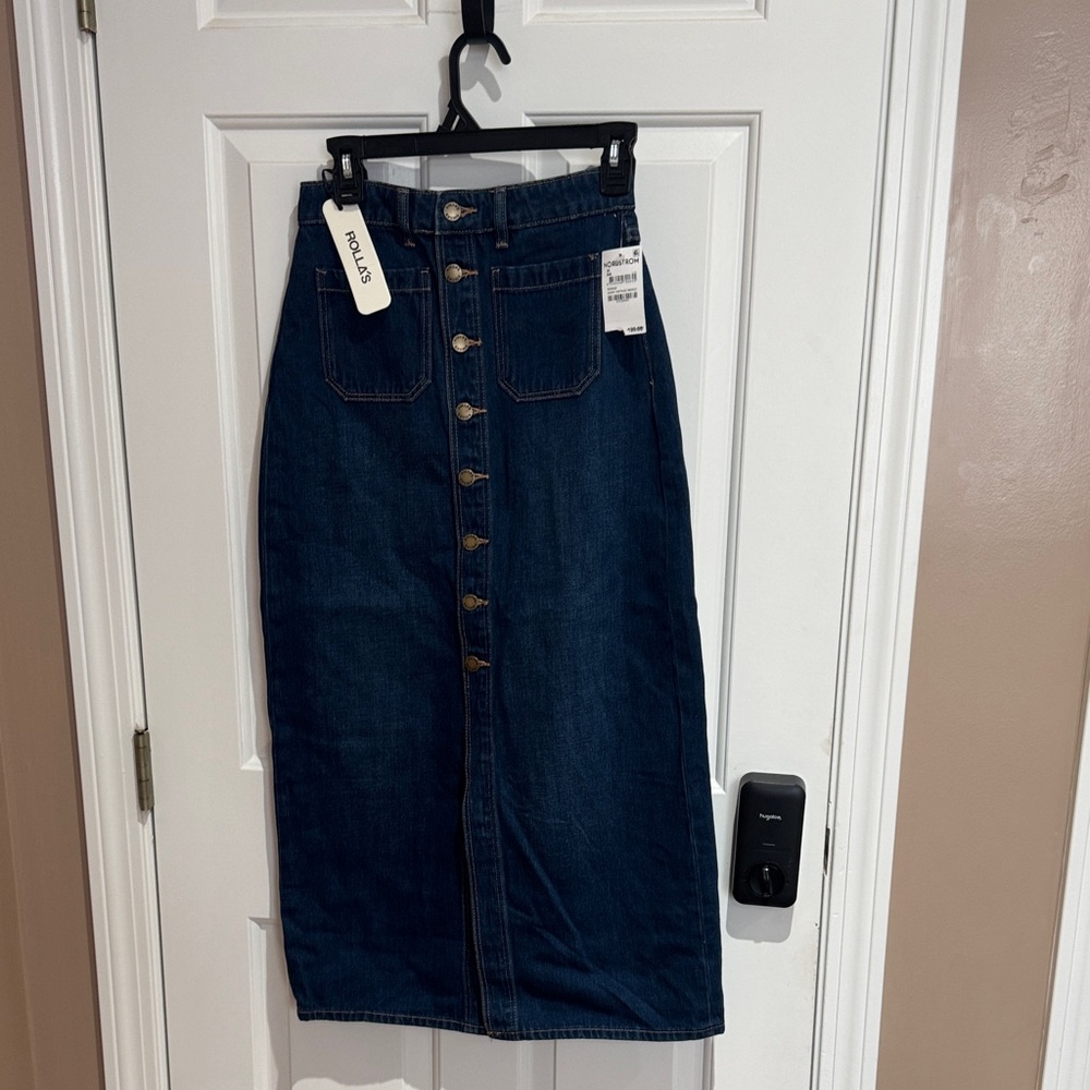 ROLLA'S Dark Blue Denim Skirt